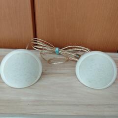 USBスピーカー　丸型　ホワイト