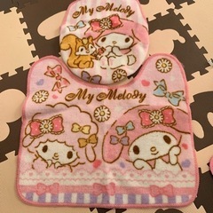 【受渡者決定】トイレマット＆カバー セットの画像