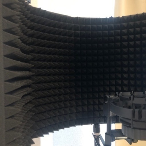 吸音フィルターとストレートスタンド