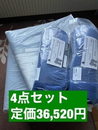 値下げ‼️[新品] トゥルースリーパーごろ寝マット2個& 腰らくクッション2個