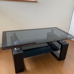 ガラススモークテーブル