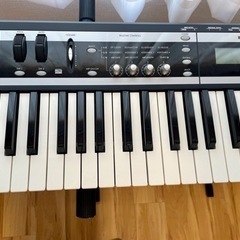 【値下げ】KORG x50(スタンド、ケース、説明書、ペダル、付属品付き)の画像