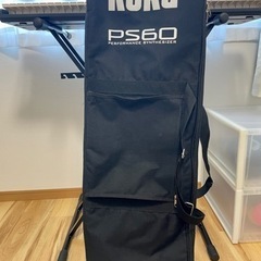 【値下げ】KORG x50(スタンド、ケース、説明書、ペダル、付属品付き)の画像