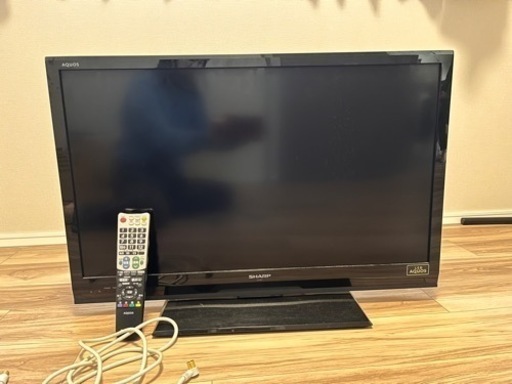 SHARP 2012年製　LC-32H7 液晶テレビ　カラーテレビ　リモコン付き　テレビ線付き