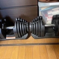 可変式ダンベル 40kgx2  27日まで