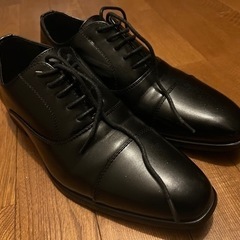 冠婚葬祭にどうですか？　メンズ革靴　一回のみ使用　PayPay支...