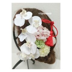 ⭕s’épanouir　結婚式☆成人式髪飾り♪　発表会　二次会　...