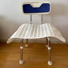 無料　浴室/入浴用イス(山善）と浴槽内滑り止めマット(LIBLE...