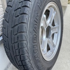 ジムニーJB23のスタッドレスタイヤとキーラーのホイール4本