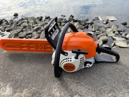 スチールチェーンソーMS211/C新品純正チェーン付き