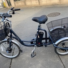 電動アシスト自転車　三輪車