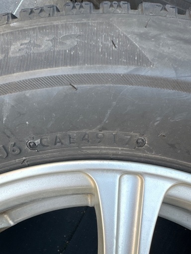 スタッドレス ホイール付　185/70r14 VRX2　2017年49週