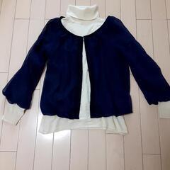 INDIVIインディヴ　裏地ラメシフォンボレロの画像