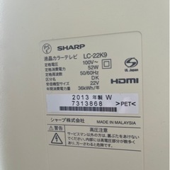 小型テレビ説明