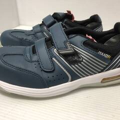 ▼0円あげます！【ミドリ安全　静電対応作業靴　男女兼用　濃紺　24.5㎝　USED】（NF230528）Zi-472-55Wの画像