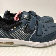 ▼0円あげます！【ミドリ安全　静電対応作業靴　男女兼用　濃紺　24.5㎝　USED】（NF230528）Zi-472-55Wの画像