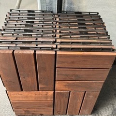 IKEAウッドデッキ 屋外用の画像