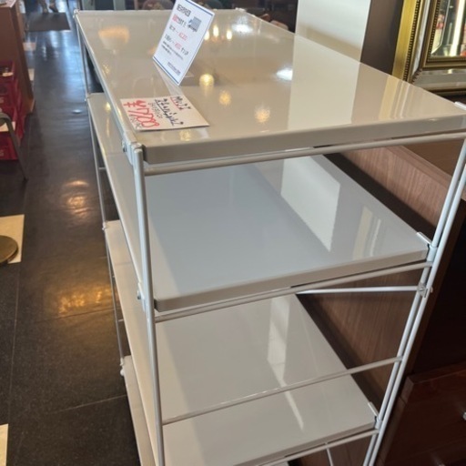 MUJI 無印良品 スチールシェルフ シェルフ シンプル 棚 マルチシェルフ スチールユニットシェルフ・スチール棚セット・ミニ・ライトグレー 