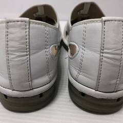 ▼0円あげます！【ミドリ安全　静電防止　作業靴　24.5㎝　中古　白】（NF230528）Zi-472-54-2Wの画像