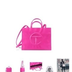 telfar ショルダーバッグ Mサイズ アザレア ピンクの画像