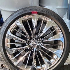 LEXUS LS 純正オプション スパッタリング ホイール ブリジストン 245 45 RF 20 トランザ T005 4本 レクサス LS500 LS500h 空気圧センサー付