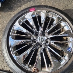 LEXUS LS 純正オプション スパッタリング ホイール ブリジストン 245 45 RF 20 トランザ T005 4本 レクサス LS500 LS500h 空気圧センサー付
