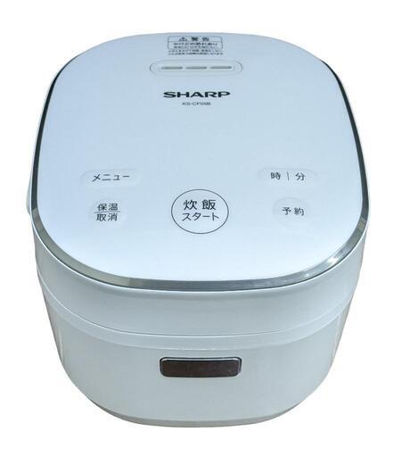 ジャー炊飯器(SHARP/KS-CF05B-W/3合炊/2019年製)