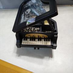 グランドピアノ型のオルゴール+ジュエリーBOX中古品の画像