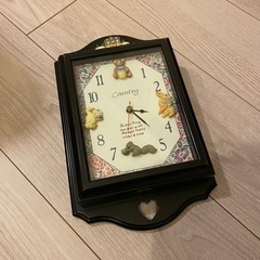 アンティーク壁掛け時計(キーボックス)