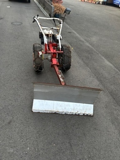 除雪機　バインダー改　不動