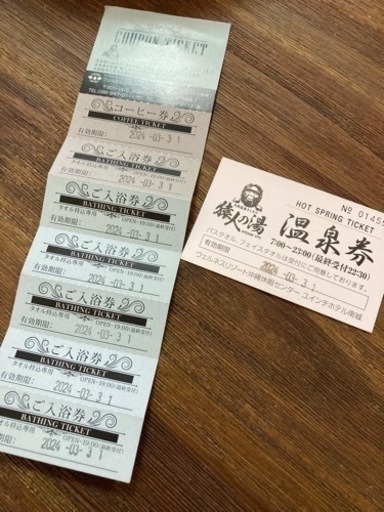 猿人の湯　温泉チケット