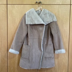 BEAMS HEART ビームスハートフェイクムートンコート ガウン