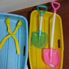 雪遊びセット　そり　スコップ　シャベル　雪玉の画像