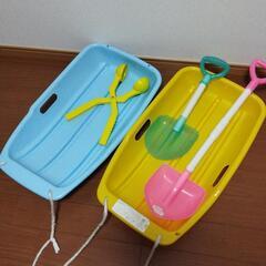 雪遊びセット　そり　スコップ　シャベル　雪玉の画像