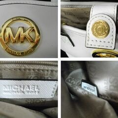 マイケルコース ハンドバッグ レザー 白 35F3GTVT5T ミニトートバッグ MICHAEL KORS 苫小牧西店の画像