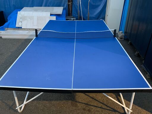 ★来店限定★　折りたたみ卓球台　公式サイズ　一部パーツ外れあり　現状品