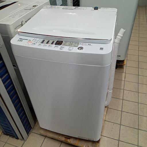 ★美品❗【ハイセンス】全自動洗濯機　2023年製❗5.5kg(HW-55E2W)【3ヶ月保証付き★送料に設置込み】自社配送時代引き可※現金、クレジット、スマホ決済対応※