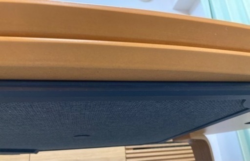 無印良品　楕円　こたつ　フラットヒーター　タモ材