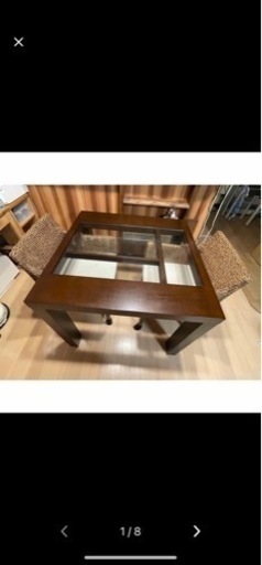 a.flat ダイニングテーブル　3点セット