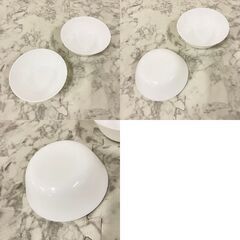 値下げ 14806   平皿　深皿　4枚セット　2人用   の画像