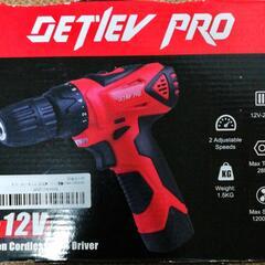 中古 使用感有 DETLEV PRO 電動ドライバー 2000mAh 12V 28Nm DC リチウム電池 コードレス充電式 18+1段階トルク調節の画像