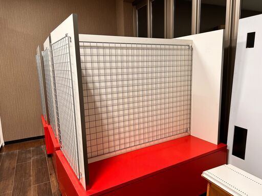 木製両面展示棚☆フロア什器☆店舗什器☆引取り可能な方