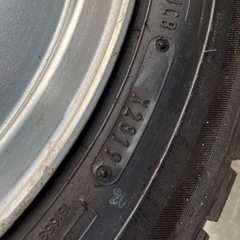 【2019年製造8分山！195/60R15】ボルボ 中古スタッドレスアルミセットの画像