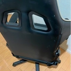 DXRACデラックスレーサーチェア(シルバー)ゲーミングチェアの画像