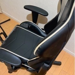 DXRACデラックスレーサーチェア(シルバー)ゲーミングチェアの画像
