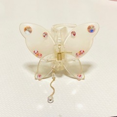 正規SWAROVSKI付き ヘアクリップ 髪留め ヘアアクセサリーの画像