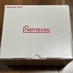docomo home 5G HR01 Wi-Fiルーターの画像