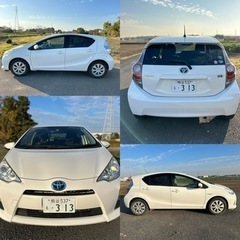 ☆車検通したばかりで2年付アクア☆走行少ない68.000km!女性ワンオーナー車^_^新車からずっとディーラー整備で快調です☆の画像