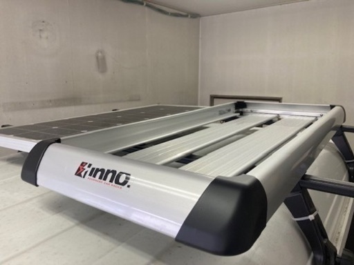 【USED】カーメイト inno ルーフキャリア エアロベース用アルミラック シェイパー50 シルバー XA503