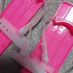 雪遊び プラスチックスキーの画像